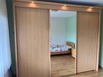 Linnenkast met 3 schuifdeuren inclusief spiegeldeur, Huis en Inrichting, Kasten | Kledingkasten, Ophalen, 200 cm of meer, Met hangruimte