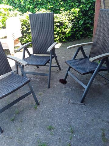 3 stuks florabest Tuinstoelen  beschikbaar voor biedingen