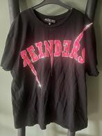 Reinders t-shirt zwart roze one size pailletten shirt, Kleding | Dames, Reinders, Verzenden, Zwart, Korte mouw