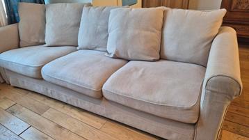 Ikea GRÖNLID 3 seats beige sofa beschikbaar voor biedingen