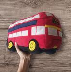 Knuffelkussen Londense dubbeldekker bus 42 cm lang 0302, -, -, Overige typen, Ophalen of Verzenden
