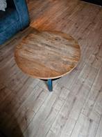 Mango houten salontafel, Huis en Inrichting, Ophalen, 50 tot 100 cm, Rond, 50 tot 100 cm