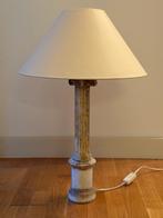 Marmeren Zuil Lamp met Kap, Ophalen of Verzenden, Gebruikt, Overige materialen, 75 cm of meer
