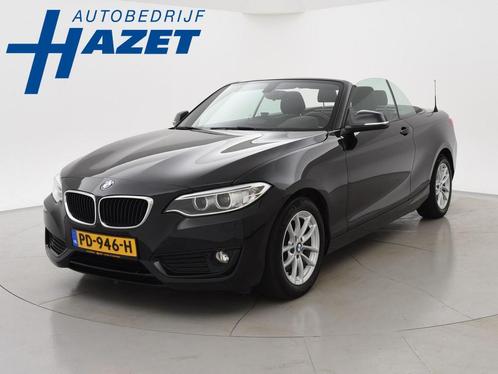 BMW 2-serie Cabrio 220i 184 PK AUT8 ORIG NL + NAVIGATIE / XE, Auto's, BMW, Bedrijf, Te koop, 2-Serie, ABS, Airbags, Airconditioning
