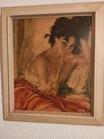 Zigeuner meisje schilderij op paneel, Antiek en Kunst, Kunst | Schilderijen | Klassiek, Ophalen