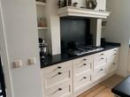 Gebruikte keuken met eiland, bieden of zelf demonteren., Ophalen, Gebruikt, U-keuken, Wit