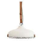Hanglamp Loods 5 - Witte Kap, Huis en Inrichting, Lampen | Hanglampen, Ophalen of Verzenden, Gebruikt, Metaal, Minder dan 50 cm