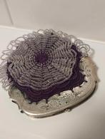 Antiek kralentasje met zilveren beugel 1878, Ophalen of Verzenden