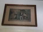 Prent van Jean Moreau dronken café bezoeker, Ophalen