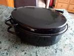 Wildbraadpan ; grote emaille pan in uitstekende staat, Ophalen, Gebruikt, Overige materialen, Koekenpan of Braadpan