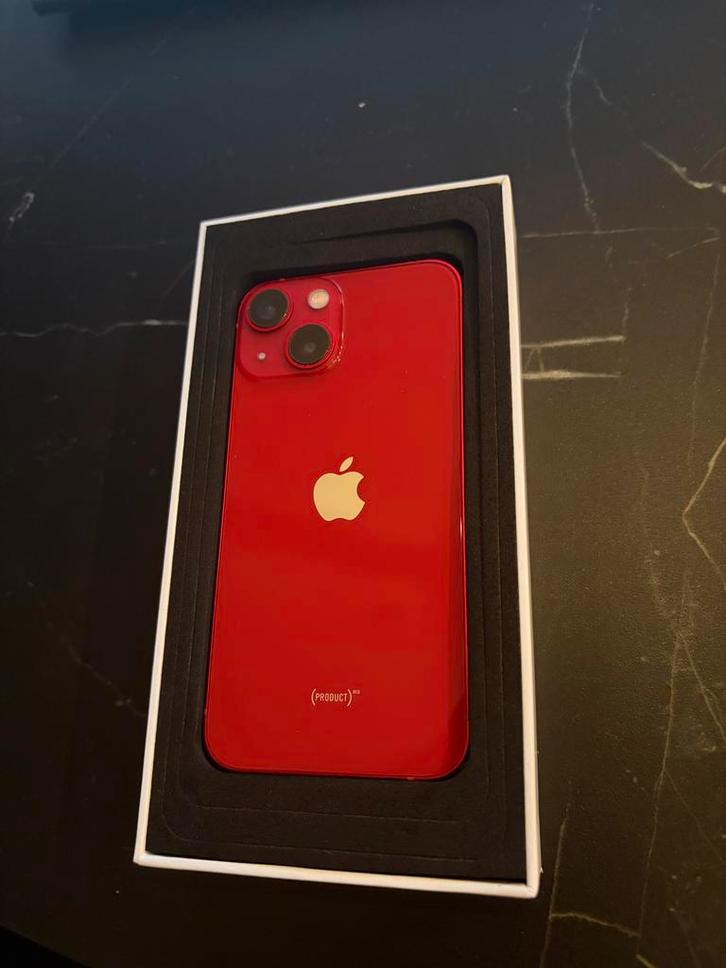 iPhone 13 Mini 128GB Rood - Zo goed als nieuw!, Telecommunicatie, Mobiele telefoons | Apple iPhone, Zo goed als nieuw, 128 GB