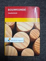Bouwkunde Tabellenboek - Noordhoff Uitgevers, Boeken, Techniek, Ophalen, Zo goed als nieuw, Bouwkunde