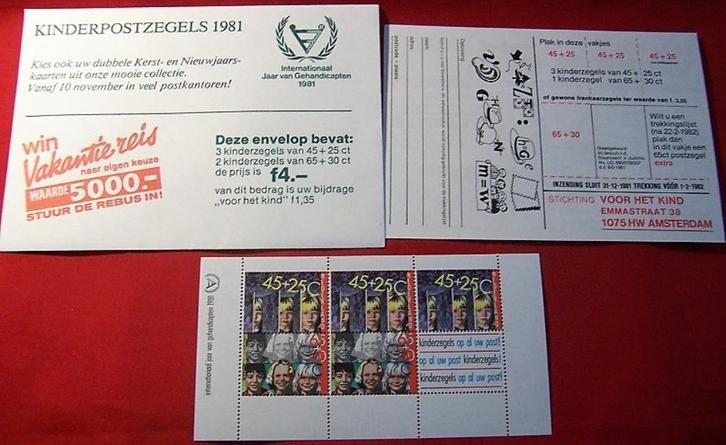 complete sets kinderpostzegels, Postzegels en Munten, Postzegels | Nederland, Postfris, Verzenden