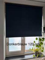 Rolgordijn verduisterend 120 cm donkerblauw, Ophalen, Gebruikt, 100 tot 150 cm, Blauw