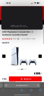 PlayStation 5 console slim 2 duelsense controllers, Ophalen of Verzenden, Nieuw