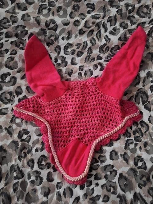 HKM oornetje Full roze rose zgan, Dieren en Toebehoren, Paarden en Pony's | Dekens en Dekjes, Zo goed als nieuw, Ophalen of Verzenden