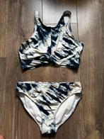 Abercrombie and Fitch bikini 176 tie-die bkue/white, Ophalen of Verzenden, Zo goed als nieuw, Meisje, Sport- of Zwemkleding