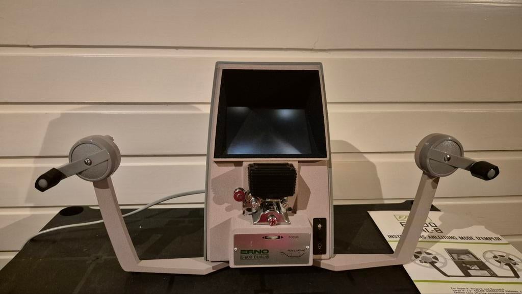 ERNO E-600 Dual-8 Film Editor Viewer retro, Audio, Tv en Foto, Diaprojectors, Ophalen of Verzenden, Gebruikt