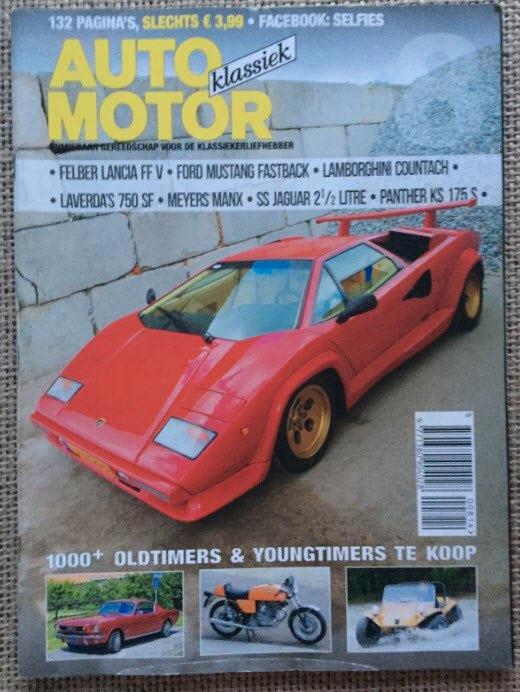 AMK: Ford Mustang Fastback, Lamborghini Countach 5000 QV, Boeken, Auto's | Folders en Tijdschriften, Zo goed als nieuw, Algemeen