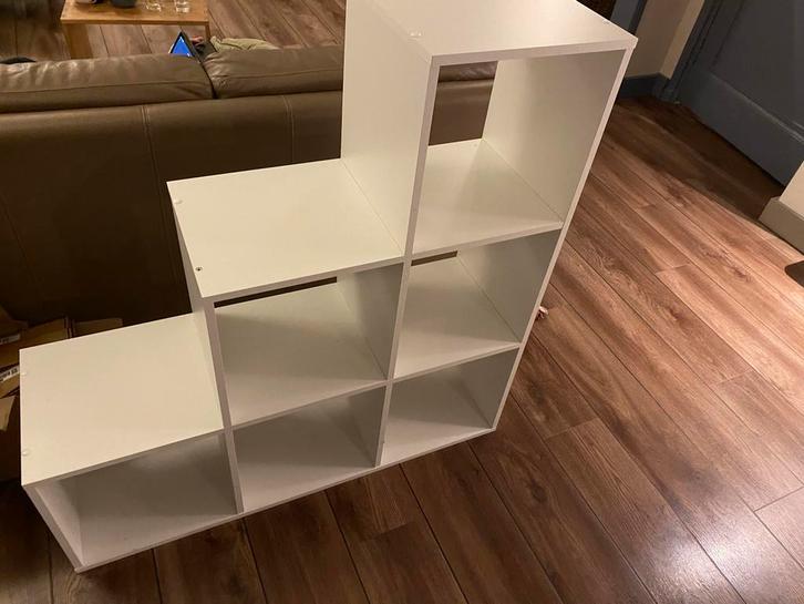 Witte Trapkast / Boekenkast, Huis en Inrichting, Kasten | Stellingkasten, Gebruikt, Ophalen