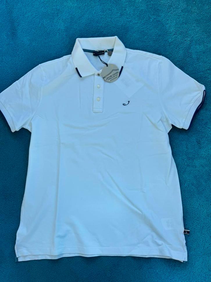 NIEUW Jacob Cohen & John Brilliant Polo Wit XXL(XL), Kleding | Heren, Polo's, Nieuw, Maat 56/58 (XL), Wit, Verzenden