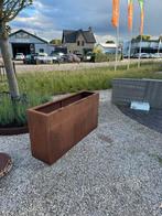 Adezz bloembak carrez 150x40x80 cortenstaal, Ophalen, Zo goed als nieuw, Metaal
