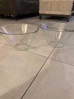 Glazen Schalen - Set van 2, Ophalen, Gebruikt, Schaal, Rond