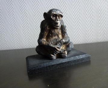 WMF verzilverde CHIMPANSEE  nr. 9 van de serie beschikbaar voor biedingen