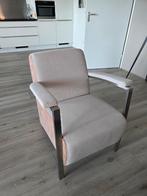 Stijlvolle fauteuil met metalen frame, Ophalen, Minder dan 75 cm, Metaal, 50 tot 75 cm