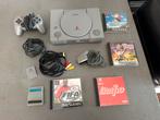 PlayStation 1 met games en geheugenkaart, Spelcomputers en Games, Spelcomputers | Sony PlayStation 1, Ophalen of Verzenden, Gebruikt