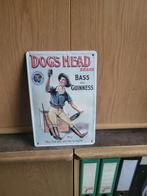 GUINNESS BEER -224- BASS AND GUINNESS / DOG'S HEAD., Ophalen, Nieuw, Reclamebord, Plaat of Schild, Overige merken