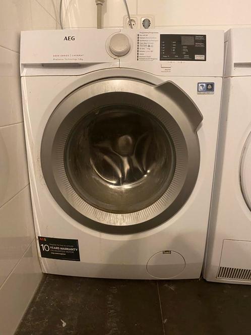 AEG L6FB186S Wasmachine, Witgoed en Apparatuur, Wasmachines, Gebruikt, Voorlader, 8 tot 10 kg, 85 tot 90 cm, 1200 tot 1600 toeren
