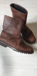 Echt leren korte laarzen van het merk Unützer maat 39,5, Bruin, Lage of Enkellaarzen, Zo goed als nieuw, Unützer