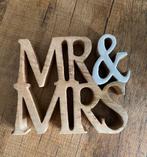 Decoratie Mr & Mrs, Minder dan 50 cm, Nieuw, Minder dan 50 cm, Ophalen of Verzenden