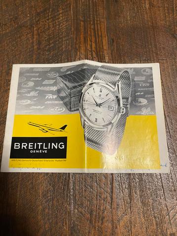 Vintage Breitling Catalogus - Horloges & Chronografen beschikbaar voor biedingen