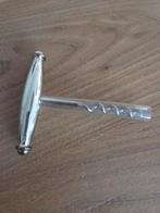 Verzilverde kurkentrekker met stempel, doosje en nummer., Ophalen of Verzenden, Zilver