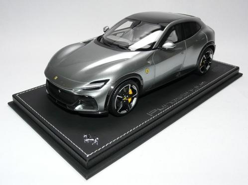 Ferrari Purosangue Grigio Titanio 1:18 P18231A van BBR, Hobby en Vrije tijd, Modelauto's | 1:18, Nieuw, Auto, Overige merken, Ophalen of Verzenden