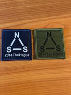 2  Borstemblemen van  NSS 2014, Verzamelen, Militaria | Algemeen, Verzenden, Landmacht, Nederland, Boek of Tijdschrift