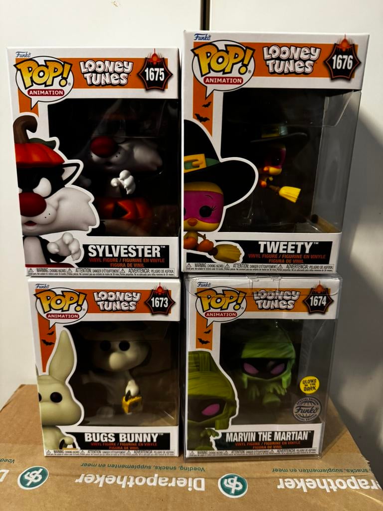 Funko pop looney tunes complete set, Verzamelen, Poppetjes en Figuurtjes, Zo goed als nieuw, Ophalen of Verzenden