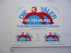sticker oud SKI WINTERSPORT 3 Taler flachau Wagrain Johann, Verzenden, Zo goed als nieuw