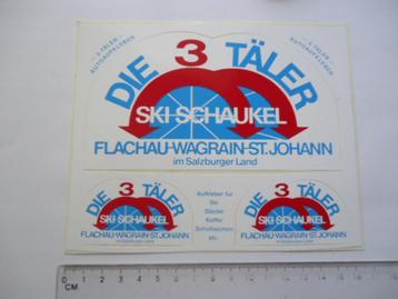 sticker oud SKI WINTERSPORT 3 Taler flachau Wagrain Johann beschikbaar voor biedingen