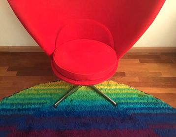 Verner Panton Cone Heart chair 1958 design beschikbaar voor biedingen