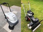 Veegmachine op accu & Veegmachine + sneeuwschuif, Ophalen, Zo goed als nieuw, Honda