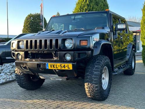 Hummer H2 6.0 V8 SUT Youngtimer 5-Persoons LPG Marge, Auto's, Hummer, Bedrijf, Te koop, H2, 4x4, Achteruitrijcamera, Airbags, Airconditioning