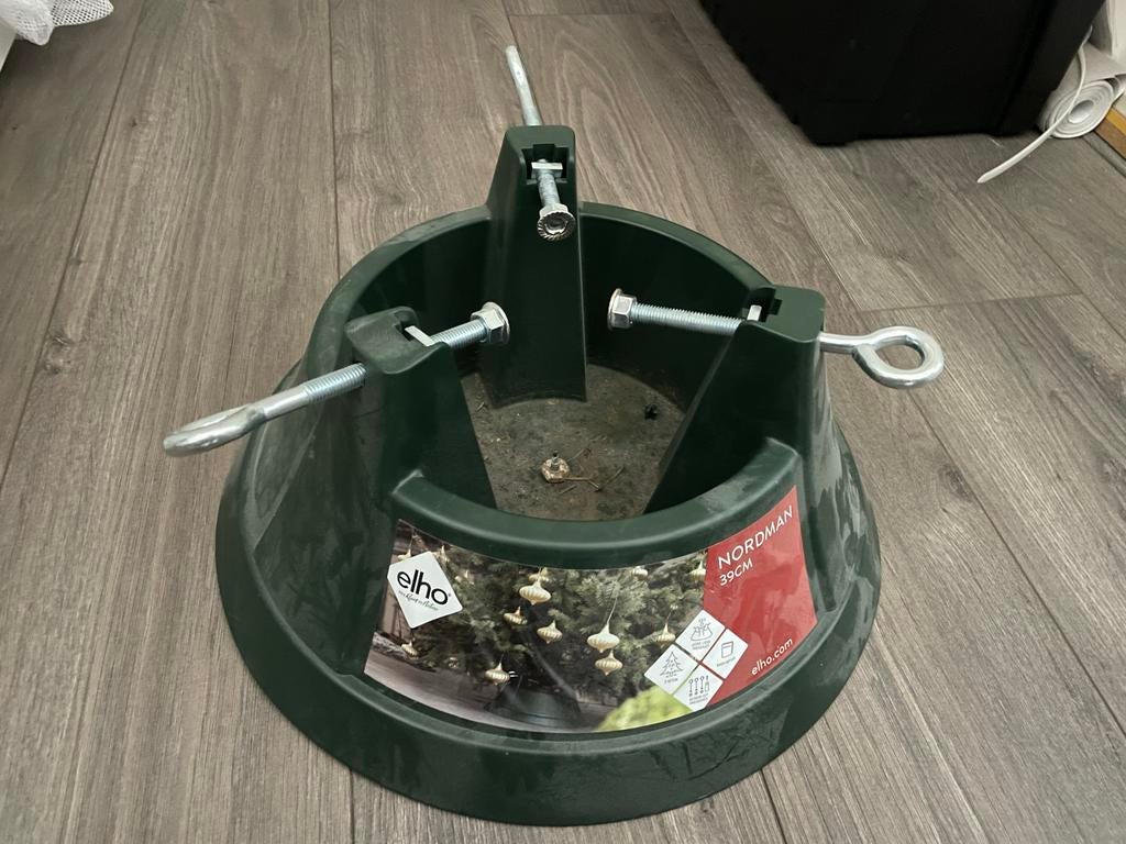 Kerstboomstandaard Elho Nordman 39cm, Ophalen, Gebruikt