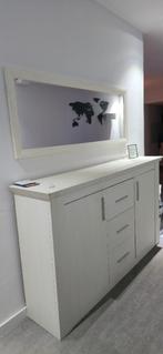 Dressoir met Spiegel, Ophalen, Landelijk/Modern, Gebruikt, Met deur(en)
