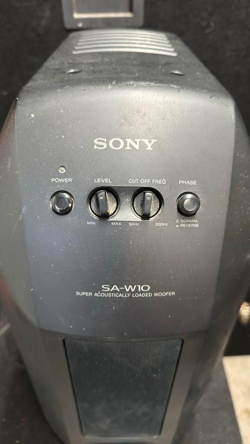Subwoofer bass basspeaker Sony sa w10, Audio, Tv en Foto, Luidsprekers, Gebruikt, Subwoofer, 120 watt of meer, Sony, Verzenden