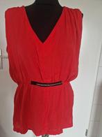 Topje rood oranje kleur maat L, Ophalen of Verzenden, Zo goed als nieuw, Rood, Zonder mouw
