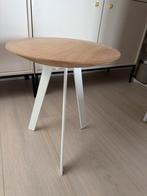 Studio Henk Bijzettafel - Stijlvol en Praktisch, Minder dan 55 cm, Rond, Zo goed als nieuw, Hout
