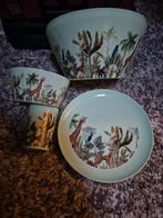 Plastic buiten servies jungle, Ophalen of Verzenden, Nieuw, Overige materialen, Compleet servies